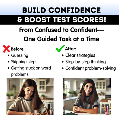 5th Grade Math Test Prep Workbook - Digital PDF