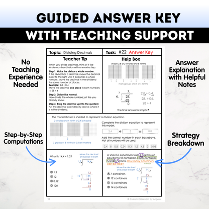 5th Grade Math Test Prep Workbook - Digital PDF