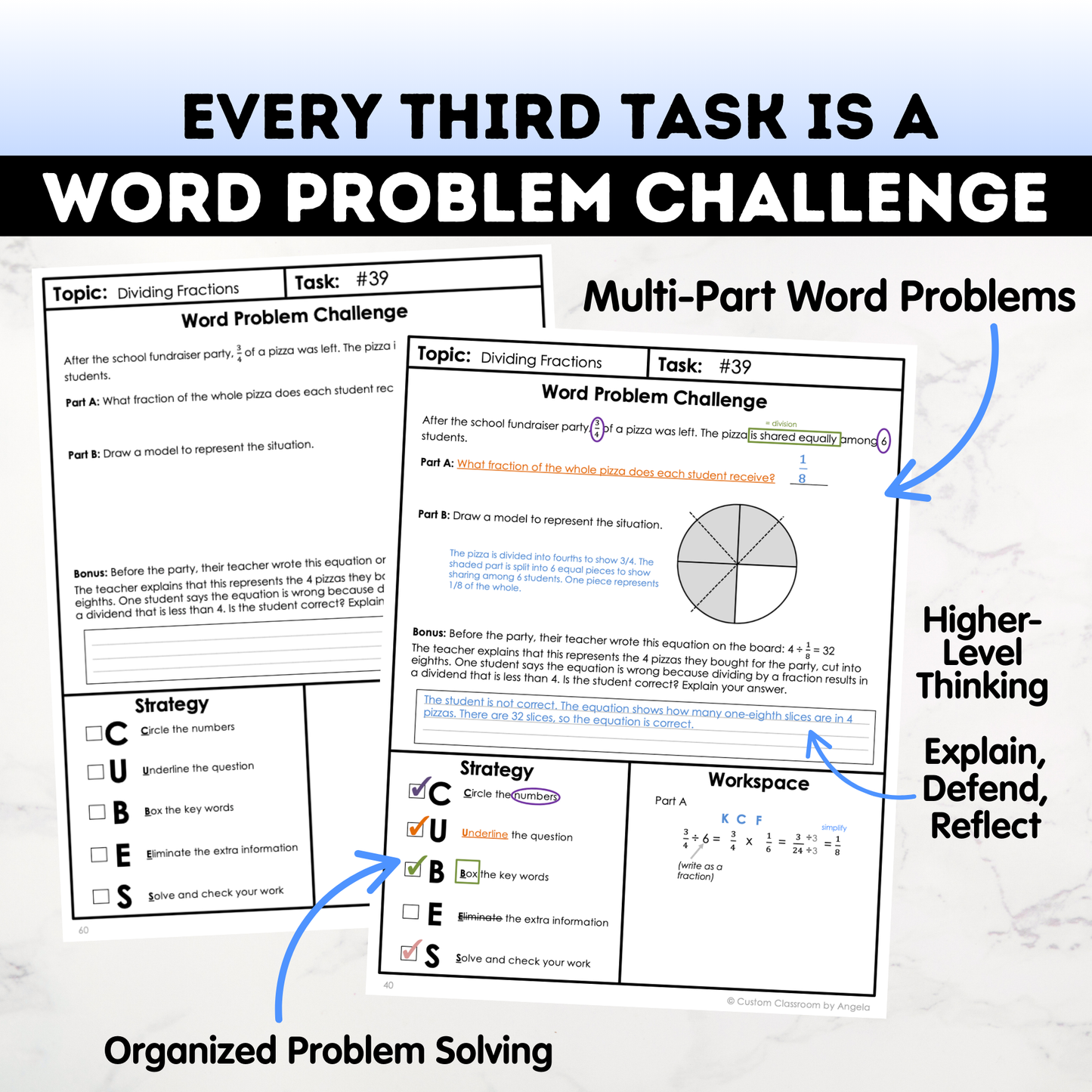 5th Grade Math Test Prep Workbook - Digital PDF