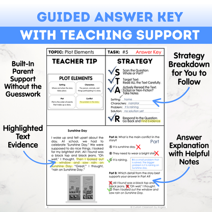 3rd Grade Ultimate 3-in-1 ELA Workbook for Test Prep Success - Digital PDF