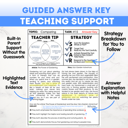 8th Grade Reading, Writing & Grammar Bundle