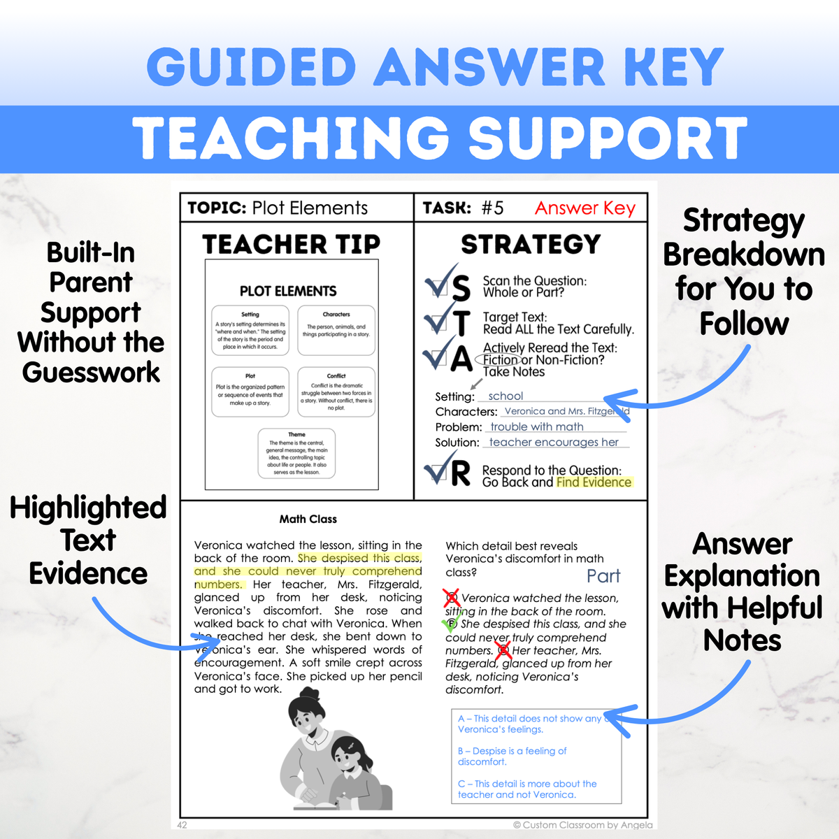 4th Grade Reading, Writing & Grammar Bundle