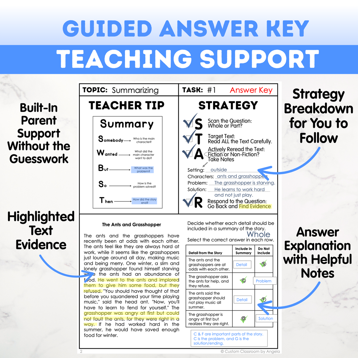6th Grade Reading, Writing & Grammar Bundle