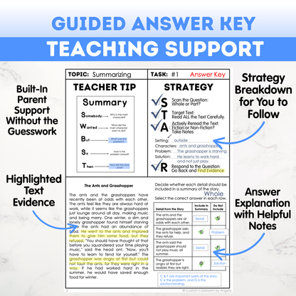 6th Grade Reading, Writing & Grammar Bundle