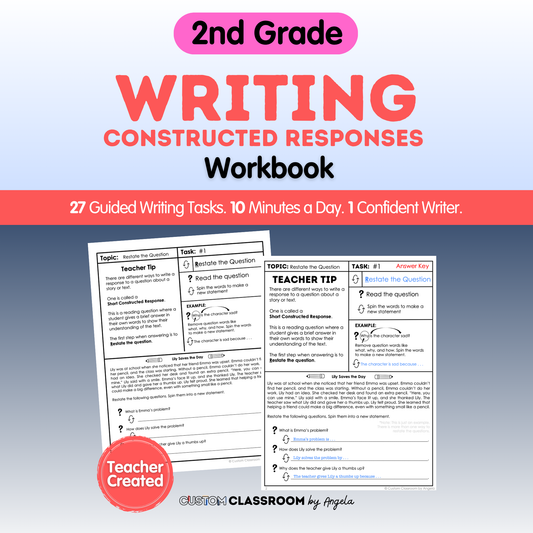 2nd Grade Writing Workbook - Digital PDF