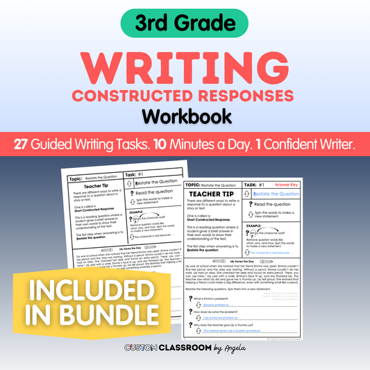 3rd Grade Writing Workbook