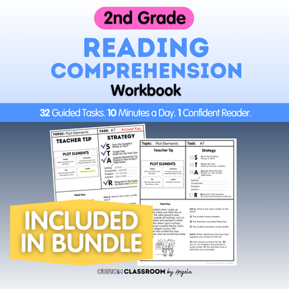 2nd Grade Reading Comprehension Workbook