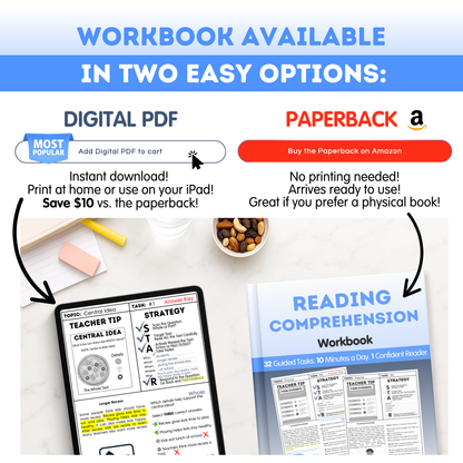 2nd Grade Reading Comprehension Workbook