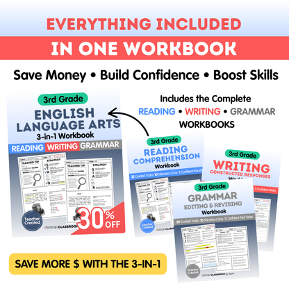 3rd Grade Writing Workbook