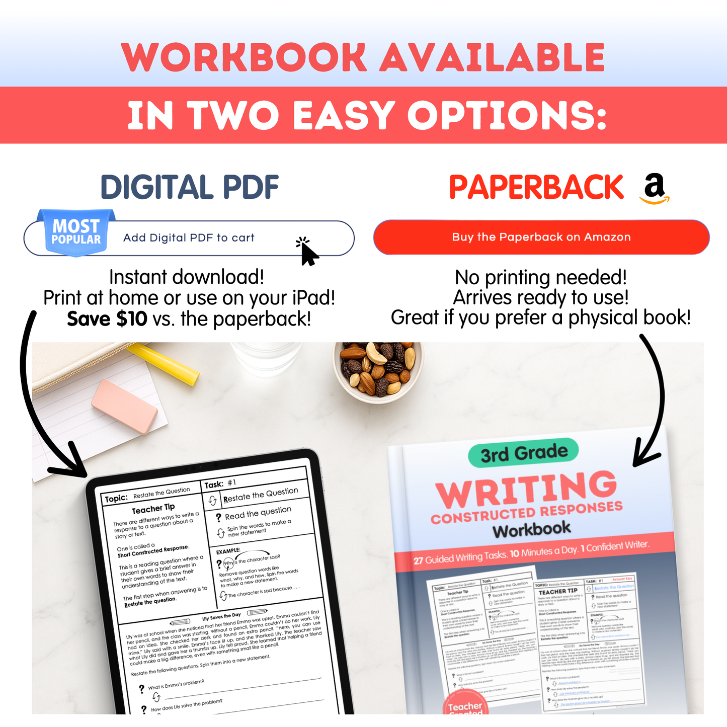 3rd Grade Writing Workbook