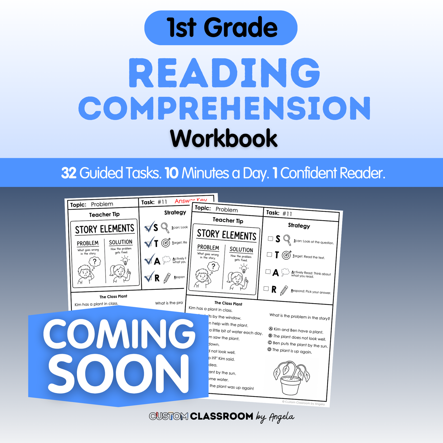 1st Grade Reading Comprehension Workbook