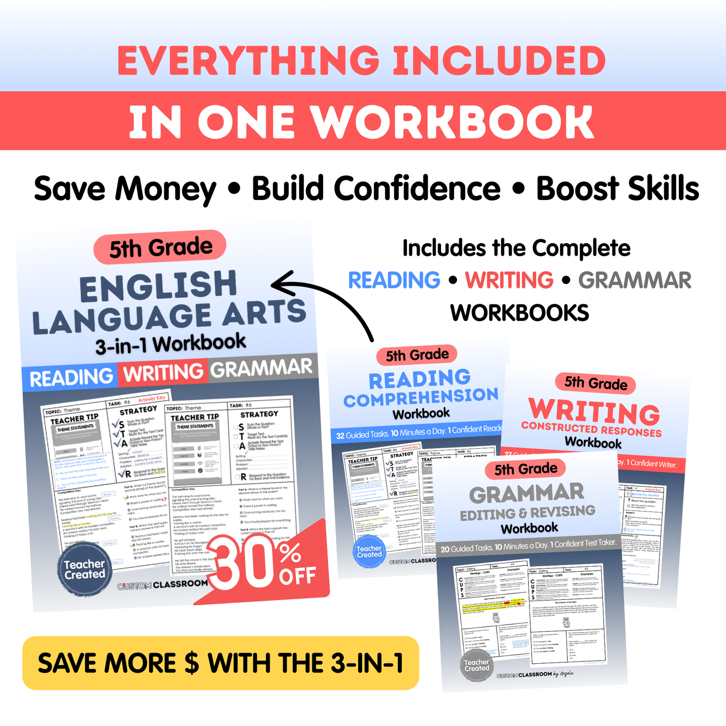5th Grade Writing Workbook