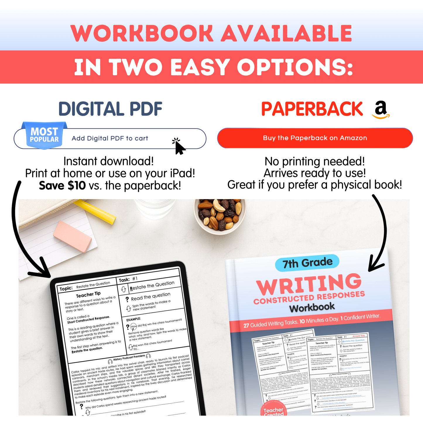 7th Grade Writing Workbook