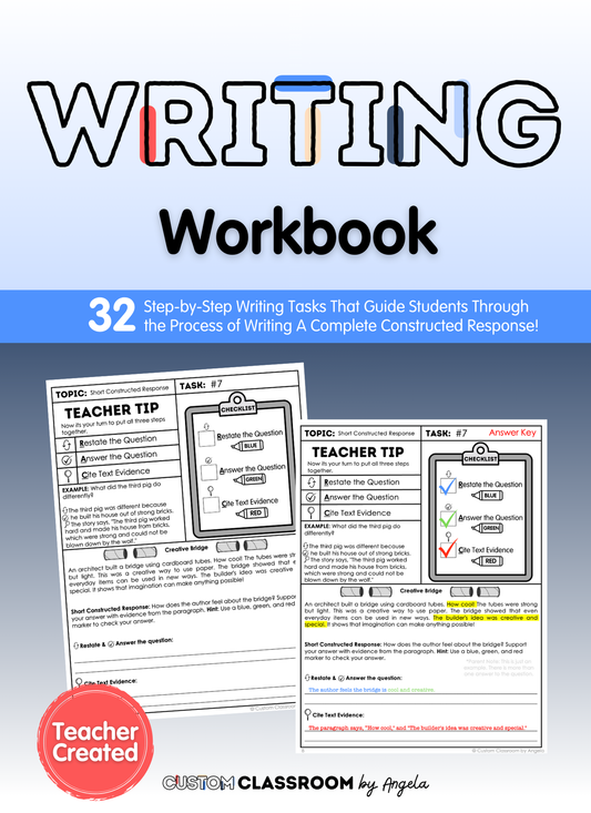 Writing Workbooks (COMING SOON)